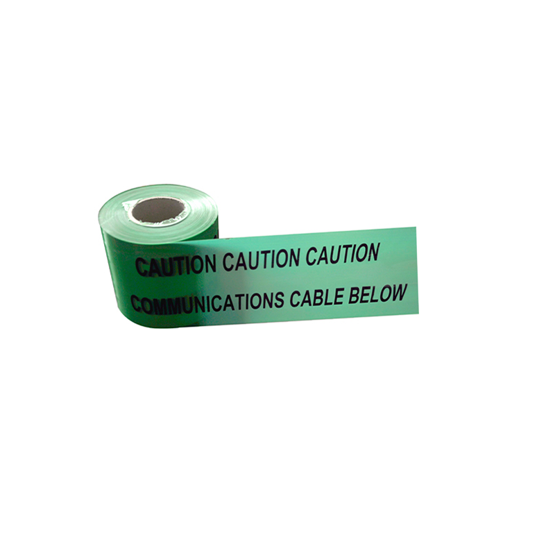 PE地下ケーブル注意警告バリアテープマーカーバリケードテープをカスタマイズします。