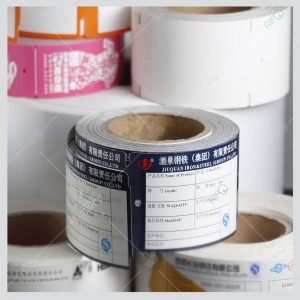 優れた色彩度のスチールバーハングタグ高温タグ