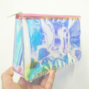 ホログラフィックPVCジッパーバッグ