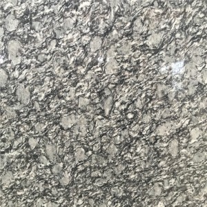 スプレー海波白い花崗岩スラブ