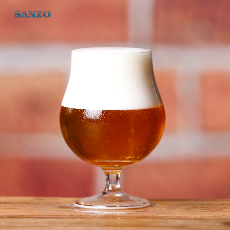 Sanzo 6ピースビールグラスセットカスタマイズ可能なビールグラス淡いビールグラス