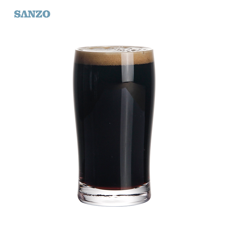 Sanzo 7 Ozミニビールマグは、プリントロゴビールガラスパネルビールグラスマグをカスタマイズします