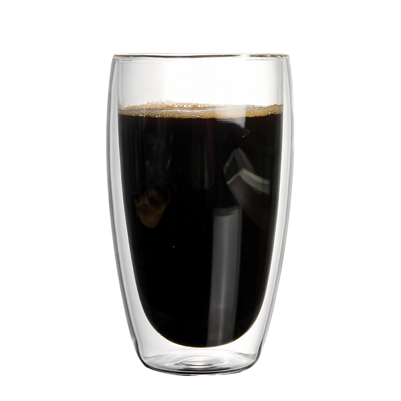 アリババホットsalwholesale高品質安い価格耐熱ミルクマグダブルウォールコーヒーグラス付きハンドル200ミリリットル