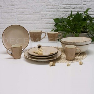 セラミックシンプルディナーセット