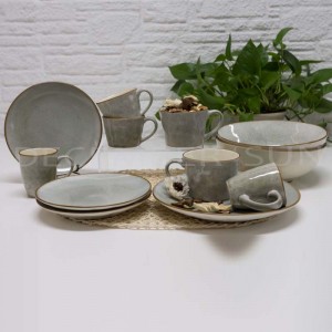 セラミックシンプルディナーセット