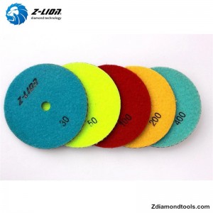 ZL-123F石用充填銅付きダイヤモンド樹脂パッド