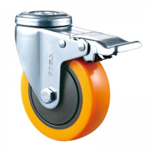 中型-黄色のDiamand TPEホイール付きのクロームメッキハウジング