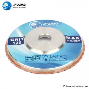 ZL-WMC6401石のためのアルミニウムダイヤモンドの粉砕ディスク花こう岩