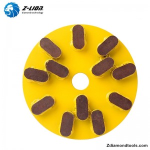 ZL-16MS大理石、花こう岩の磨くための樹脂のダイヤモンドのコップの粉砕ディスク