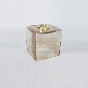 ガラス製バスルームアクセサリーセットと金属ポンプ