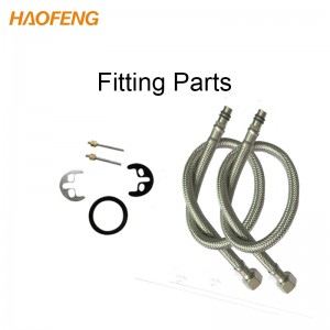 キッチンのホットとコールドシンクの蛇口-6509