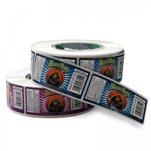 カスタム自己接着印刷製品ステッカーラベル、粘着印刷プリンター紙ラベルステッカー