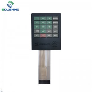 スケールのカスタムメンブレンスイッチ\/キーパッド