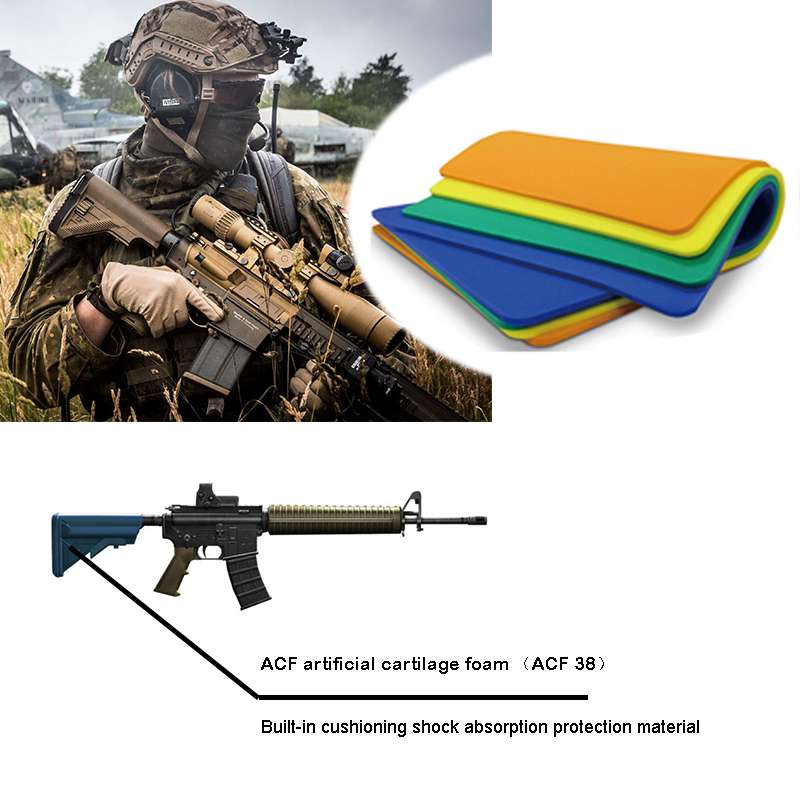軍用タクティカルライフル銃スリップオンバットストックリコイルパッド緩衝材（ACF）