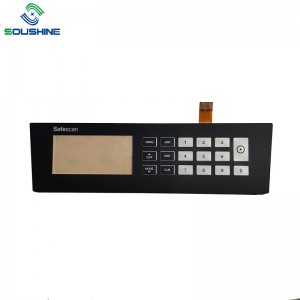 通貨の探知器のための顧客用シリコーンボタンのゴム製膜のキーパッド