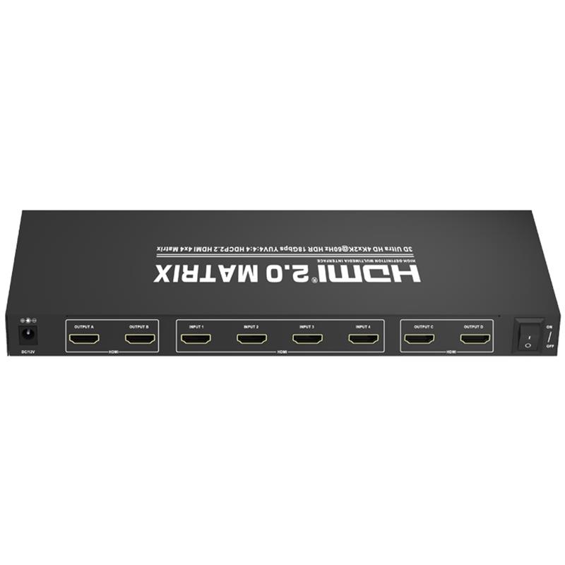 V2.0 HDMI 4x4マトリックスサポートUltra HD 4Kx2K @ 60Hz HDCP2.2 18Gbps