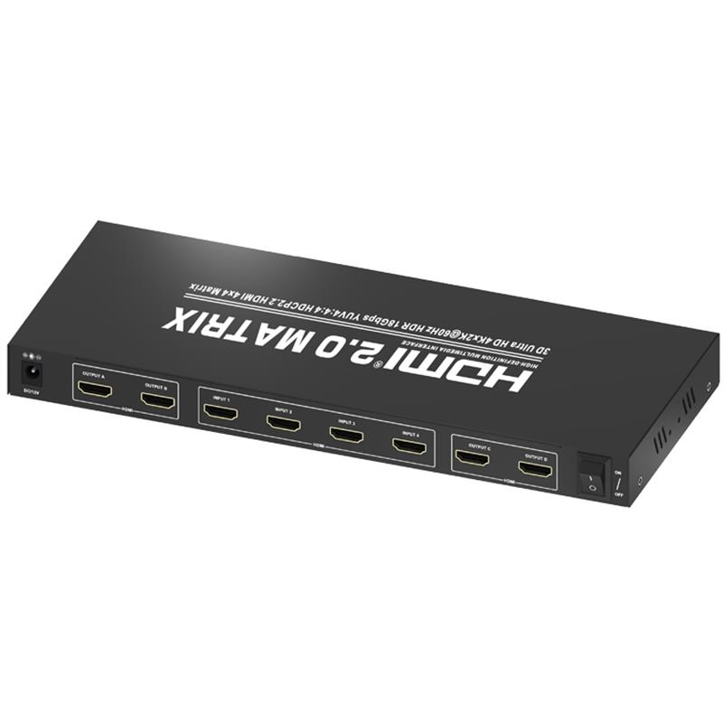 V2.0 HDMI 4x4マトリックスサポートUltra HD 4Kx2K @ 60Hz HDCP2.2 18Gbps