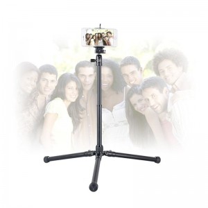 Kingjoy SC056ローアングルシューティングとセンターコラムを備えた5セクション折りたたみ式三脚キットは、一脚として使用できます