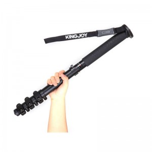 KINGJOYカメラ一脚Alpenstock、デジタル一眼レフカメラ用1\/4 \"＆3\/8\"コンバーチブルスクリュー付きカメラ用アルミフリップロックビデオ一脚ビデオカメラボールヘッドキャノンニコンソニー最大荷重17.6ポンド...