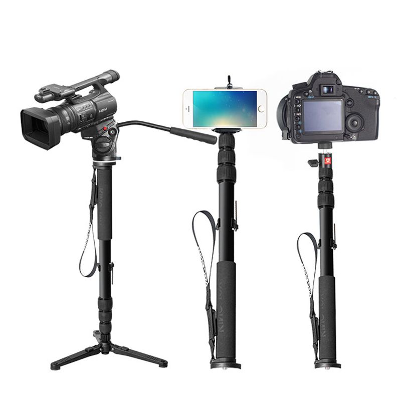 KINGJOYの4つのセクションを備えた拡張可能なセルフィースティックカメラ一脚＆ノキア用の電話一脚