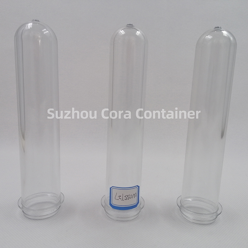化粧品の包装のための27mm 55gの首Size32mmのペット泡立つびんのプリフォーム