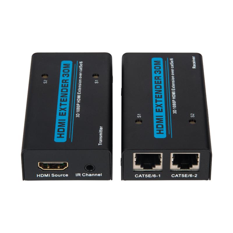 V1.3 HDMI Extender 30m over Dual cat5e / 6 cable Support Full HD 1080P