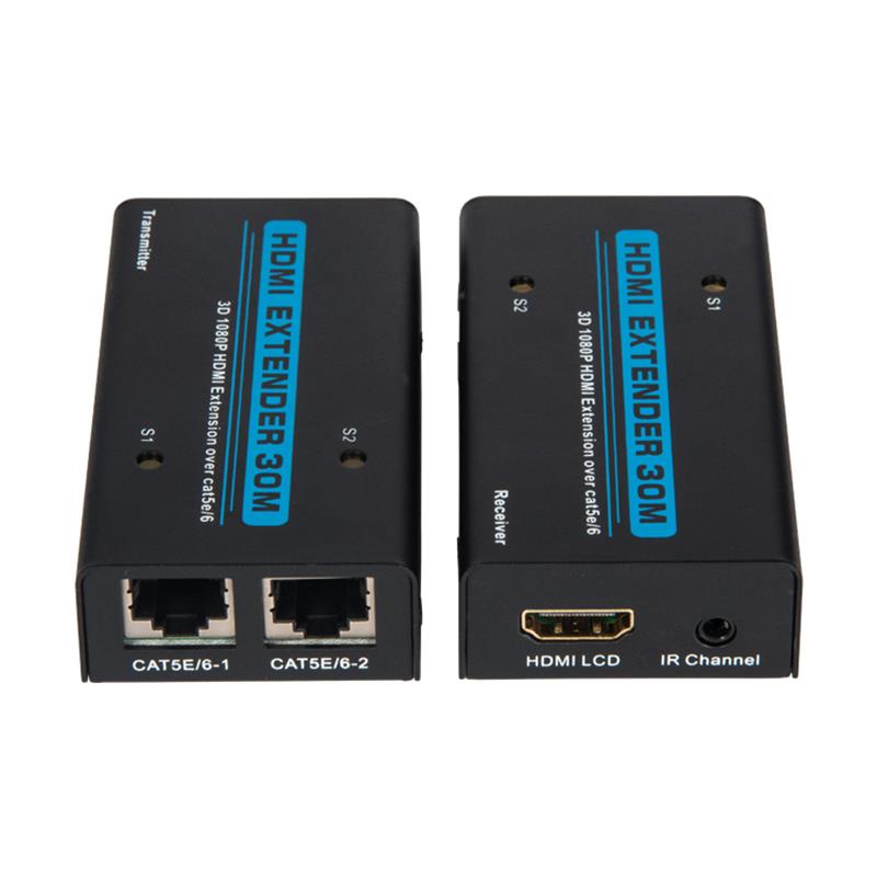 V1.3 HDMI Extender 30m over Dual cat5e / 6 cable Support Full HD 1080P