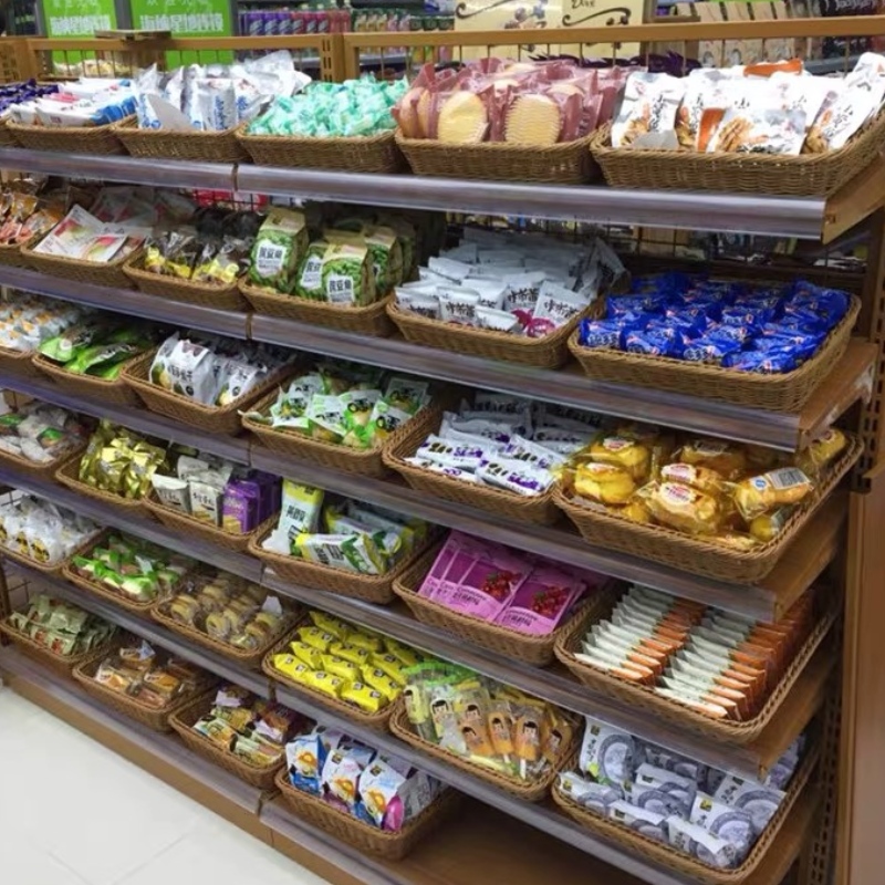 スーパーマーケットのディスプレイバスケット