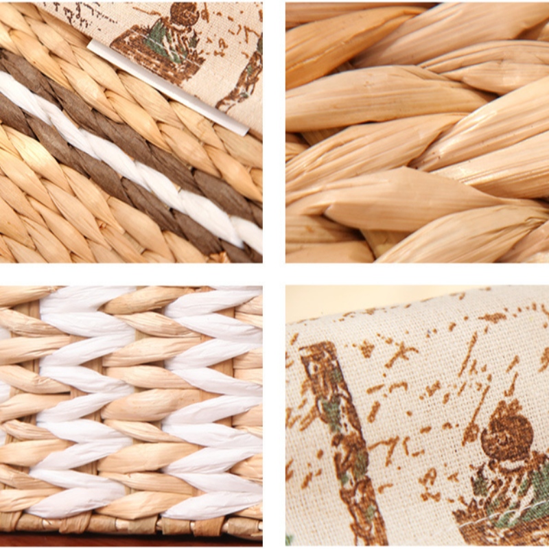 ライナー付きわら織バックセット