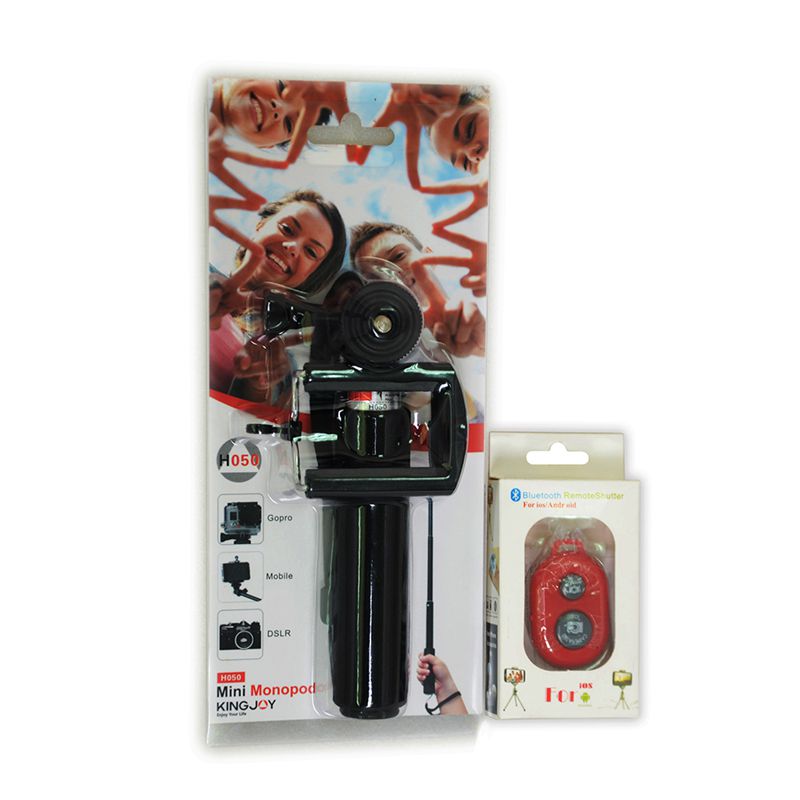 KINGJOY 4セクションアルミニウム拡張可能長さ500 mmデジタルカメラSelfie Stick H050