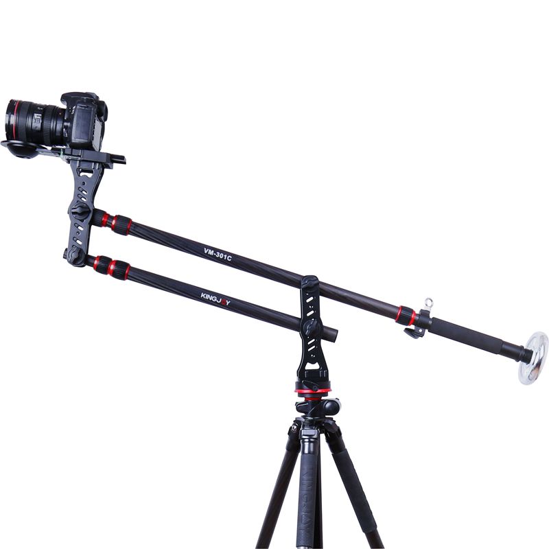 KINGJOY VM-301CカメラDSLR用の新しいプロフェッショナルミニジブクレーン