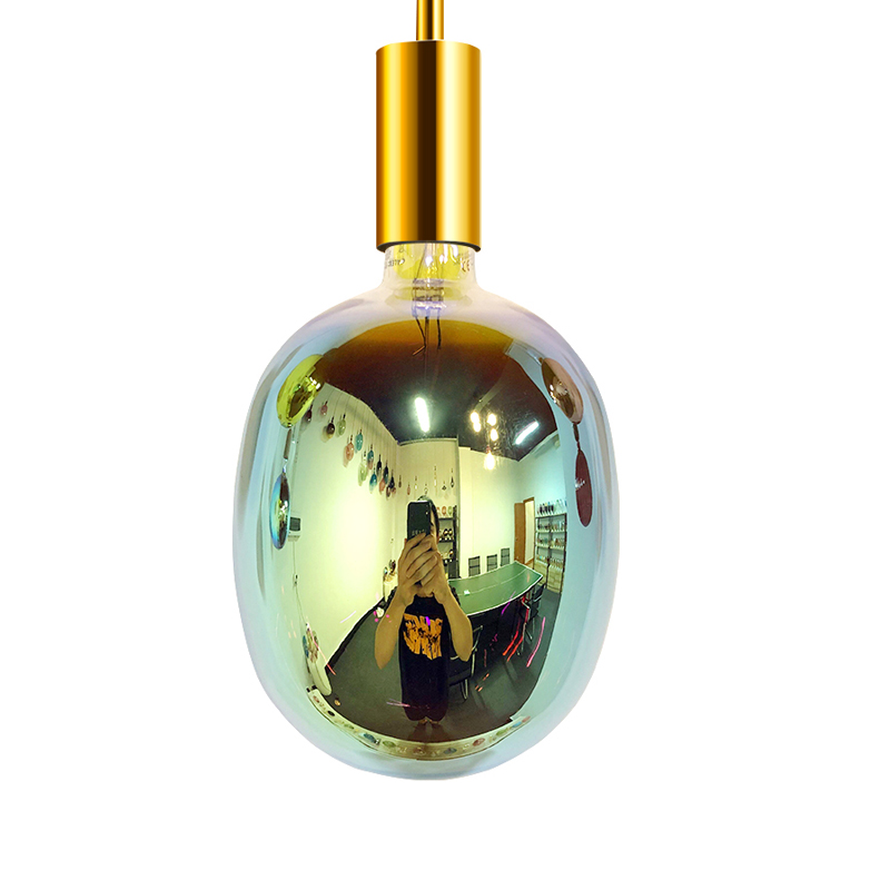 卵230 Vマルチカラフルファッション美しい装飾スパイラルフィラメント電球