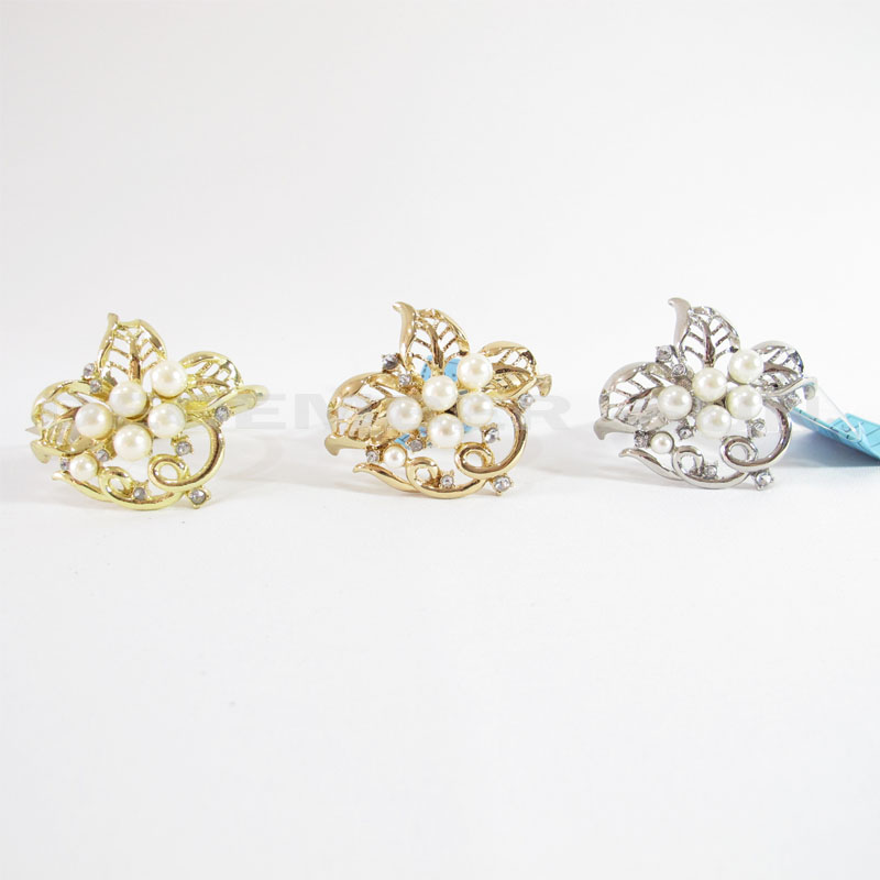 ホット販売エレガントで優雅な金属ナプキンリング