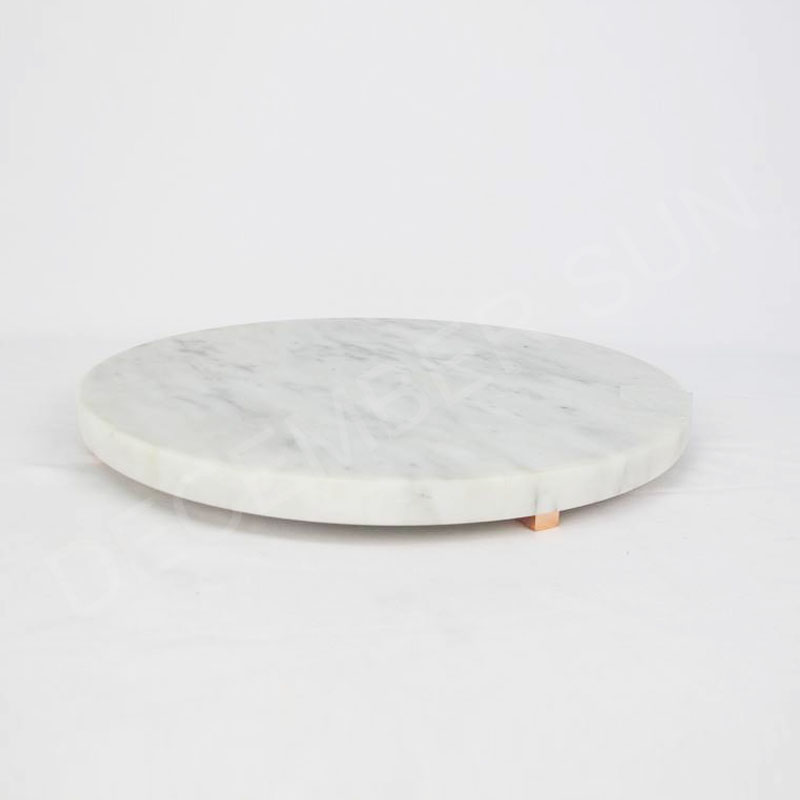 最高の価格の白い大理石のケーキスタンド