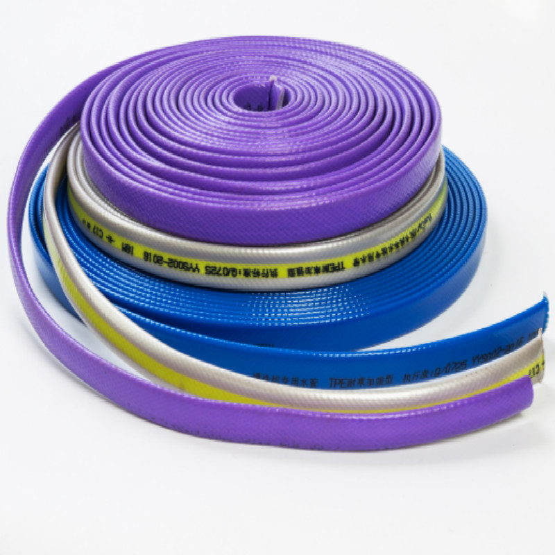 中国製ポリ塩化ビニール洗車レイフラット水ホース