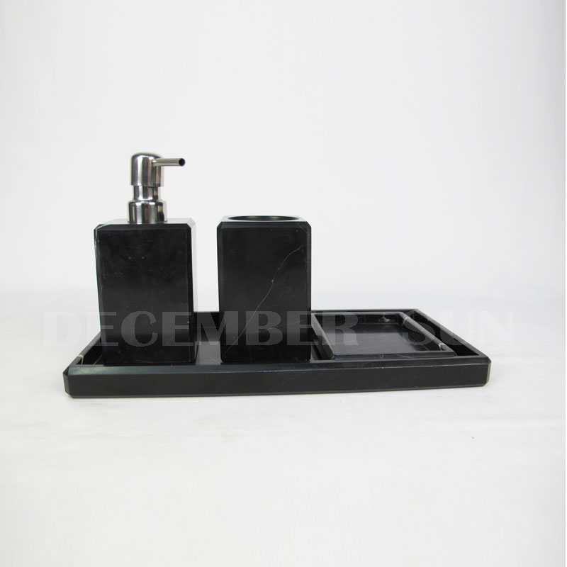 浴室のための卸売大理石のバスアクセサリーセット