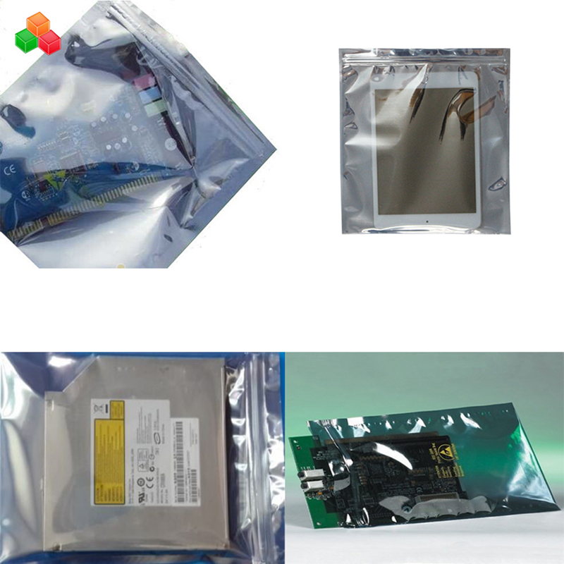 高品質防水resealableプラスチックジッパーPEは、エレクトロニクスパッケージング用の絶縁性プラスチックバッグESDシールドバッグ