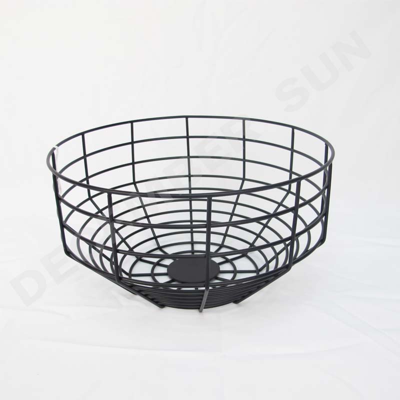 ラウンドフルーツメタルバスケット