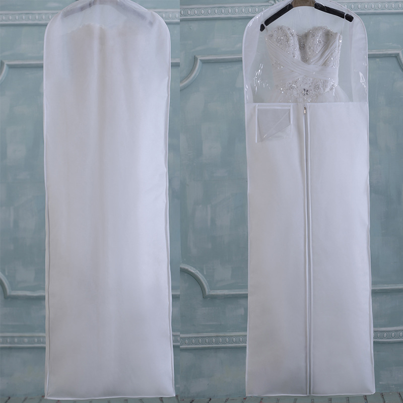 使用される結婚式のためのSGW09防塵パターンカスタム品質のウェディングドレスガーメントバッグ