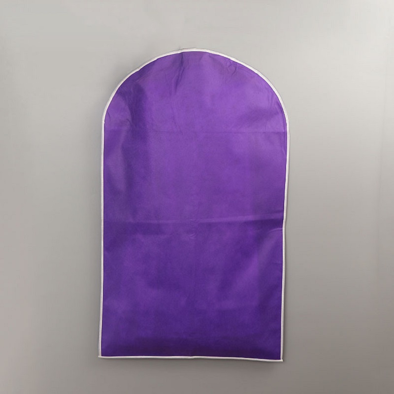 SGW16卸売男性女性レディスーツカバーガーメントバッグパープルガーメントバッグ折りたたみ式