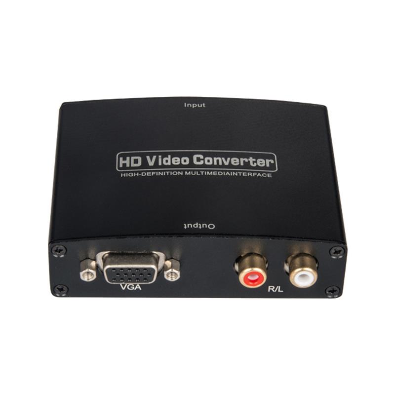 HDMI TO VGA + R / L AUDIOオーディオコンバーター1080P