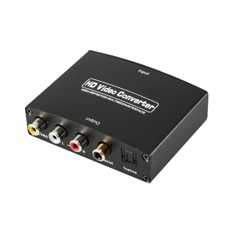 HDMI to AV + Digital Audio Converter Auto Scaler 1080P