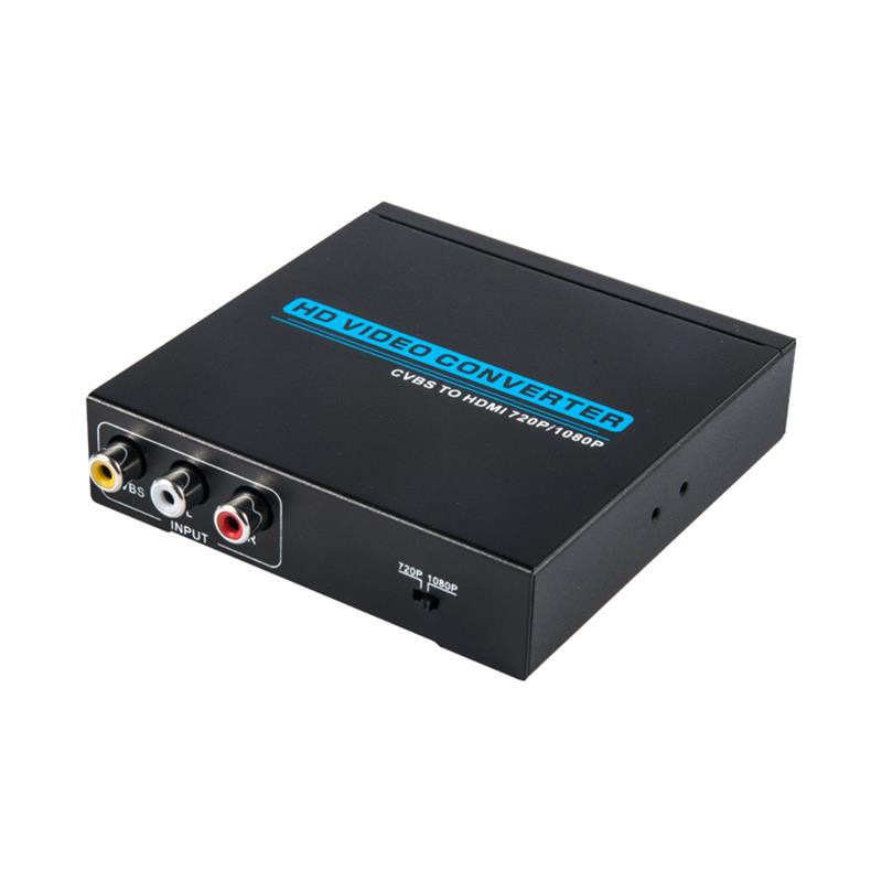 AV / CVBS TO HDMIコンバーターアップスケーラー720P / 1080P