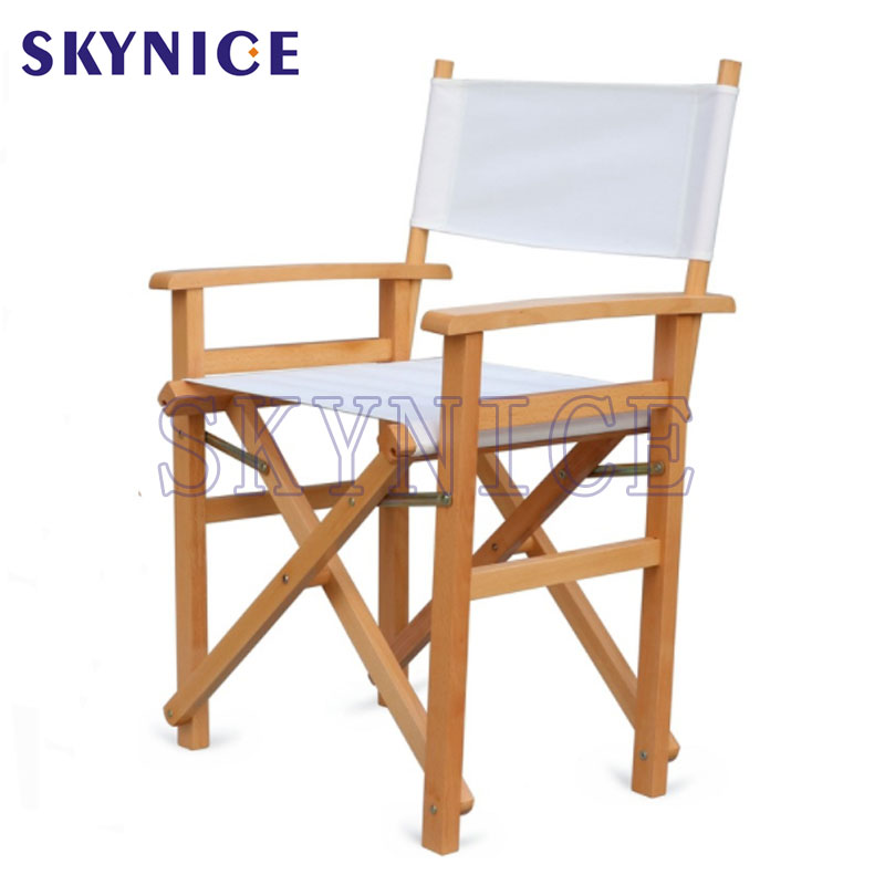 Armrestが付いている昇進の安く折る木製のディレクター椅子
