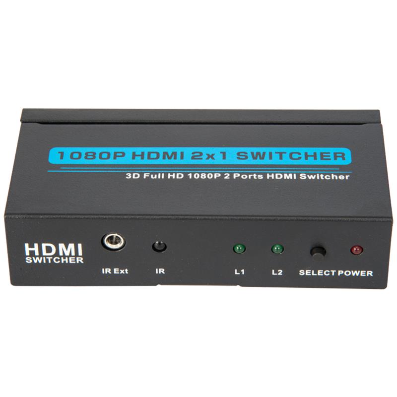 V1.3 HDMI 2x1スイッチャーサポート3DフルHD 1080P