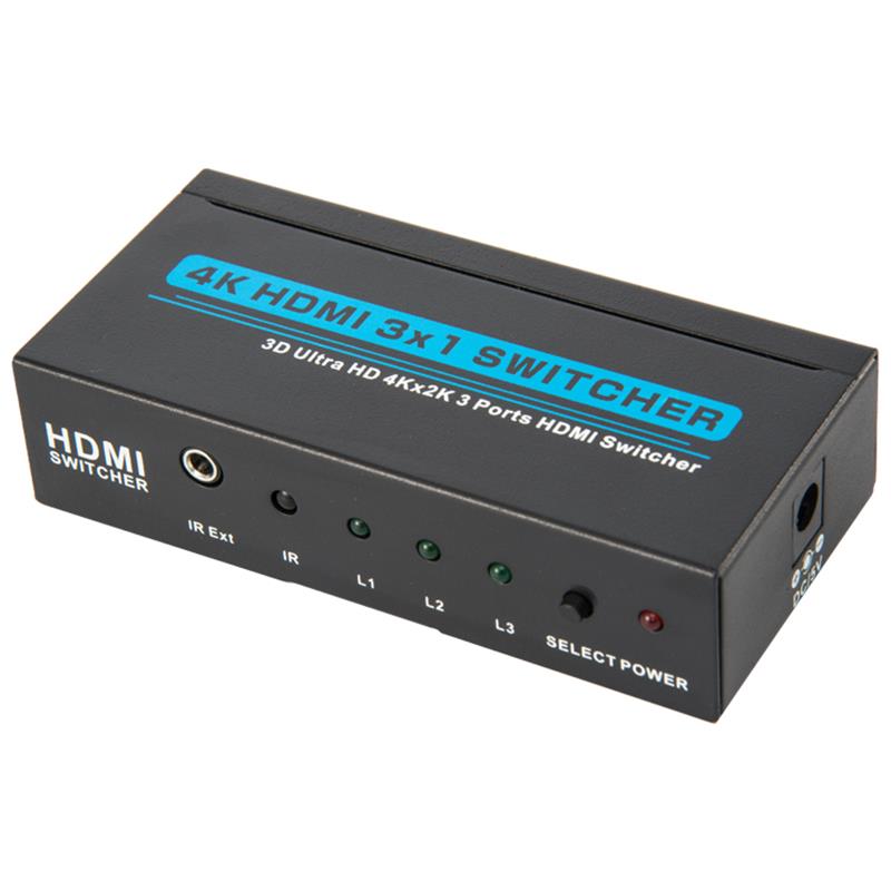 V 1.4 4 K/30 Hz HDMI 3 x 1スイッチャは3 Dスーパーハイビジョン4 K*2 K/30 Hz対応です。