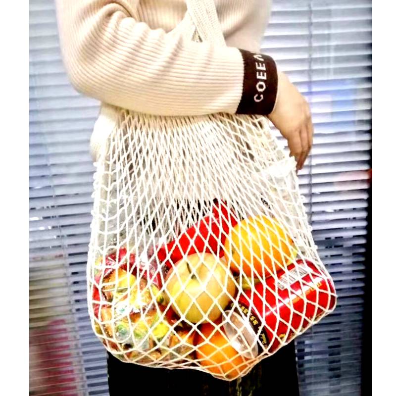 環境に優しい綿メッシュバッグ