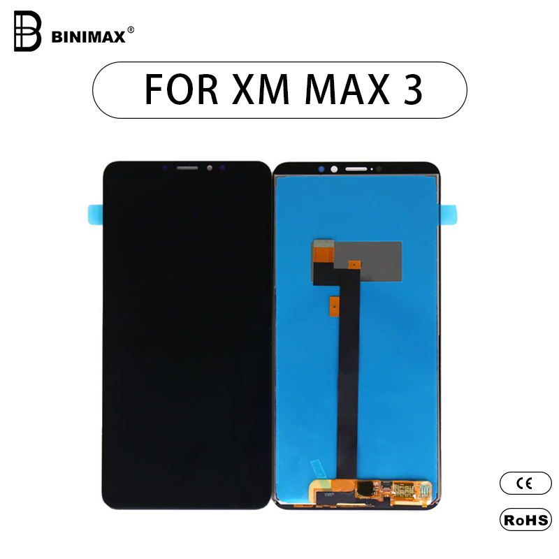 携帯電話の液晶画面のBinimaxはXiaomi MAX 3用携帯電話ディスプレイを交換