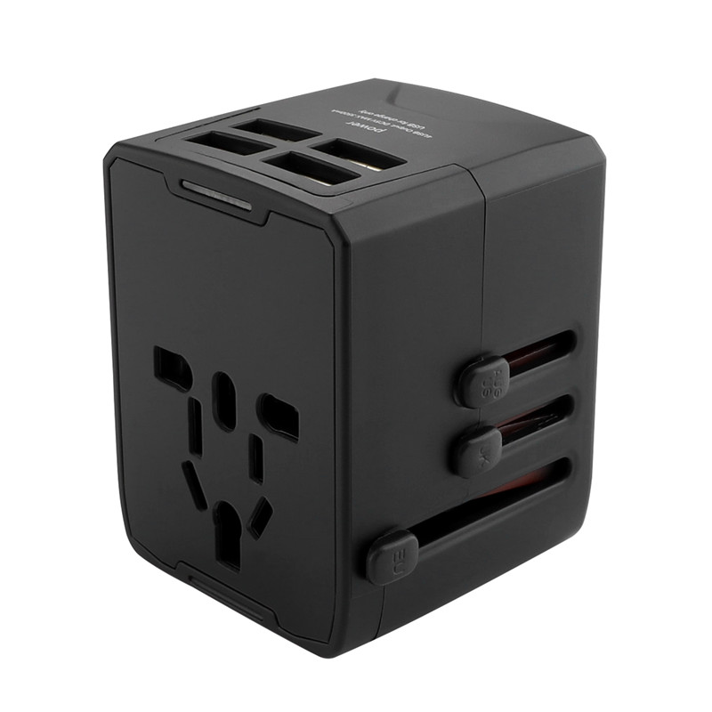 RRTravel Power Plug Adapter -国際旅行－150の国のための4つのUSBポート－220ボルトのアダプター－タイプ・G