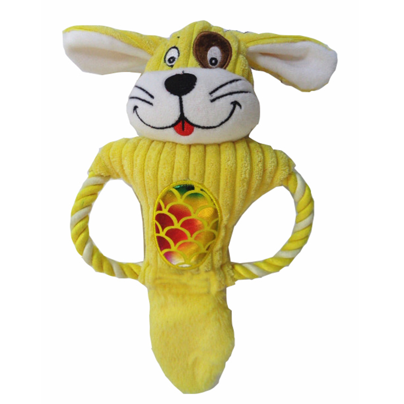 良い品質のぬいぐるみSqueaky犬は楽しい玩具ペット玩具を噛む
